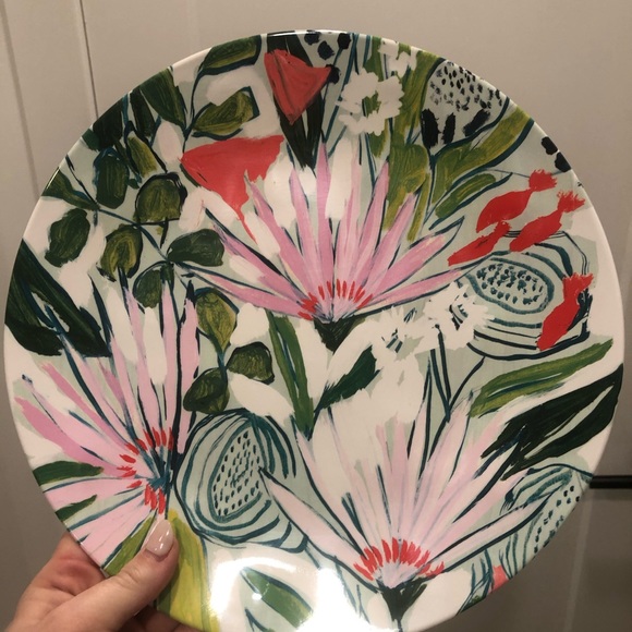 NOT FOR SALE Anthropologie Lulie Wallace Melamine dinner plates - Picture 5 of 7